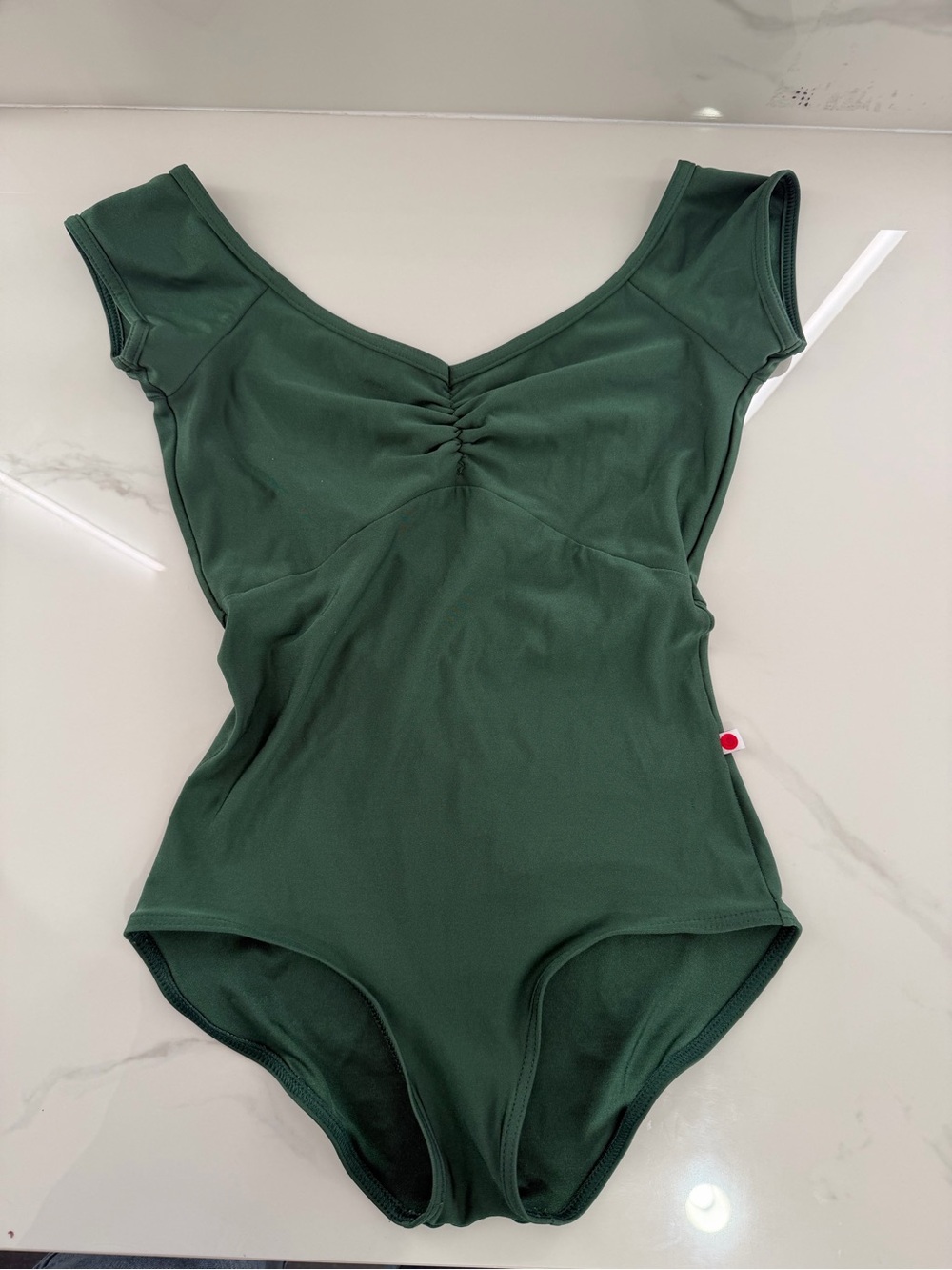 Yumiko Cap sleeve leotard green Size M